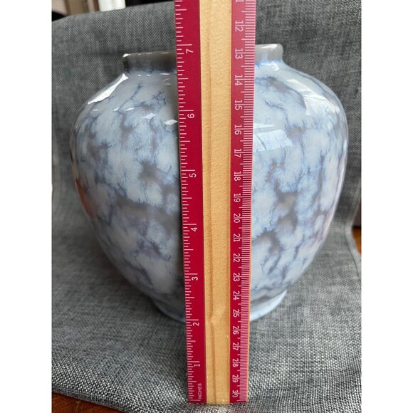 Gorgeous Ceramic Pot Sky Blue, Stormy Gray and Cloud White - Picture 2 of 13